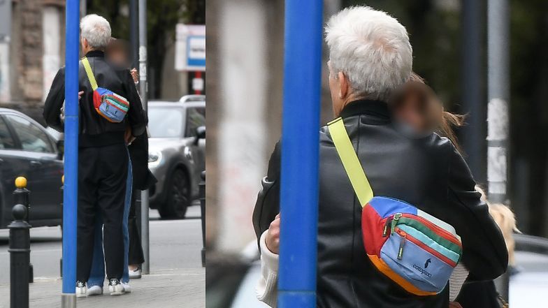 Hubert Urbański z dziewczyną na mieście