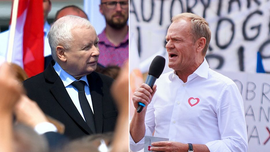 Jarosław Kaczyński, Donald Tusk