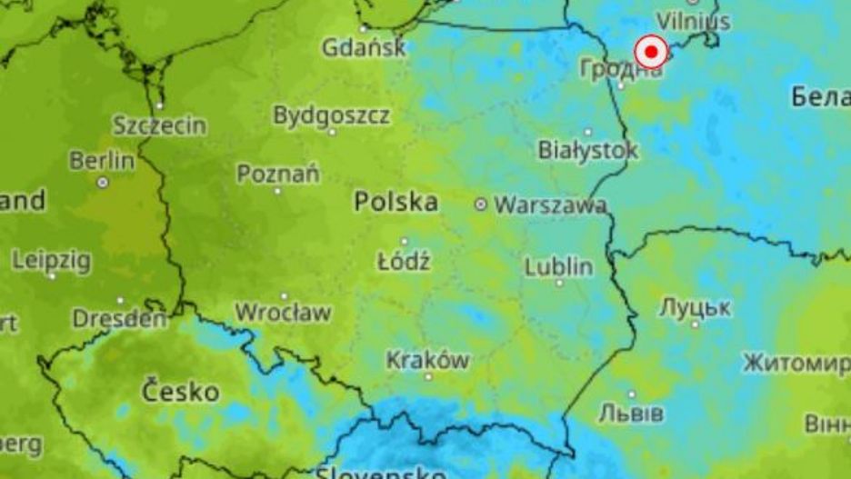Prognoza pogody dla Polski