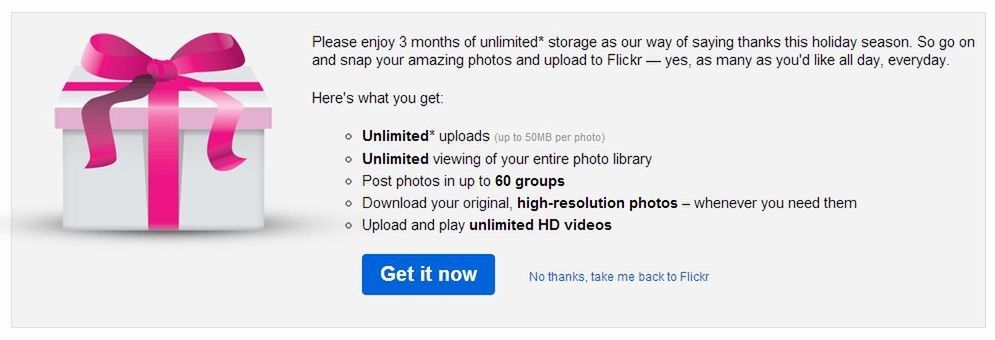 Flickr Pro za darmo na trzy miesiące. Czy warto? 2