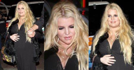 Bliska porodu Jessica Simpson na randce z mężem