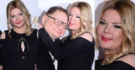 Bal Dziennikarzy 2019: Żona Kalisza przytula go na ściance... (ZDJĘCIA)