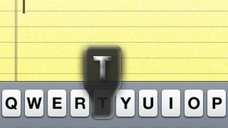 Cienie klawiszy na klawiaturze iPhone'a 1