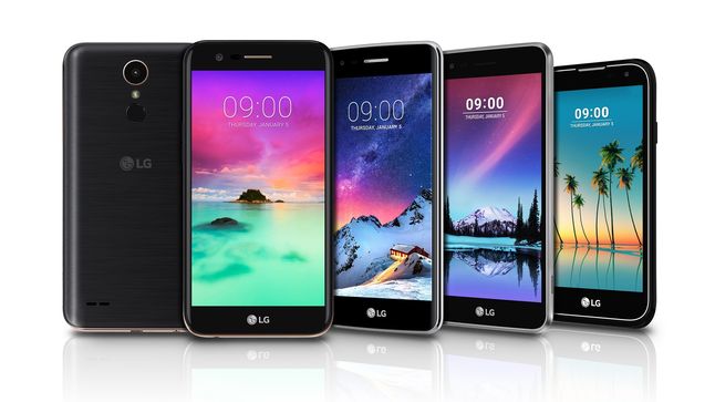 Smartfony LG K na rok 2017