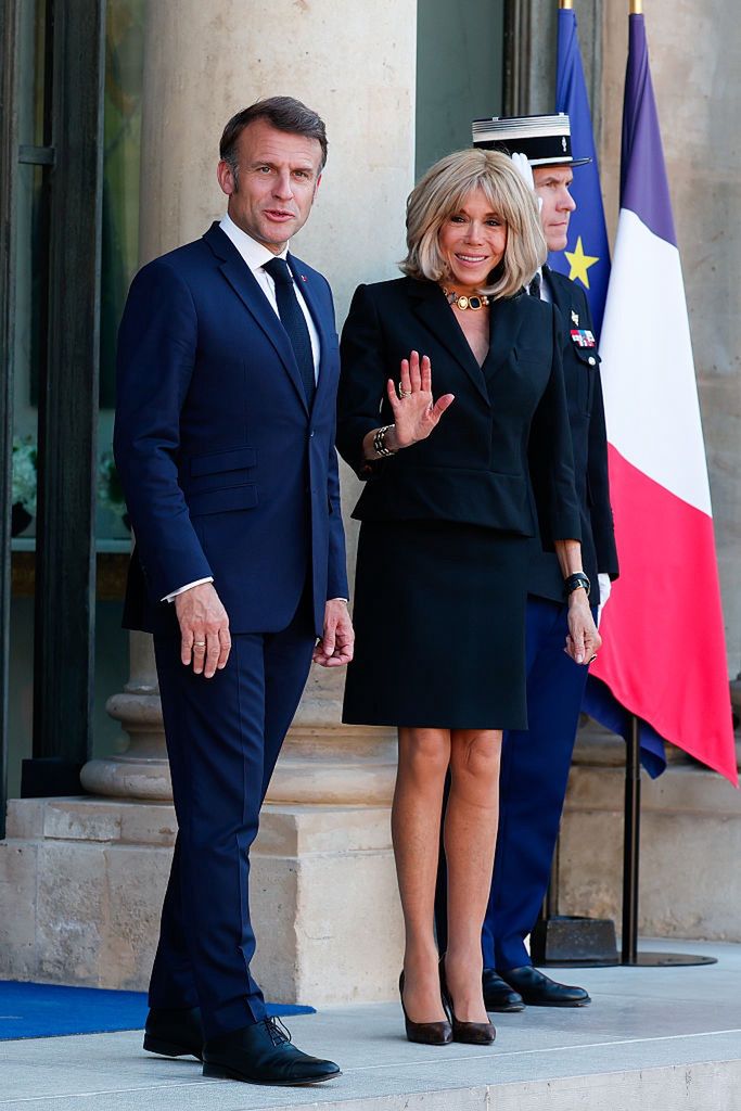Emmanuel Macron i Brigitte Macron