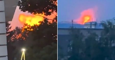 Eksplozje w Rosji. Moment ataku na fabrykę armii Putina