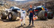 Gwiazdy Formuły 1 przesiadły się do monster trucków. Zobaczcie wyścig