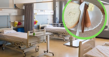Kiedy dostał śniadanie w szpitalu, od razu zrobił zdjęcie. "Sprawy tak nie zostawię"