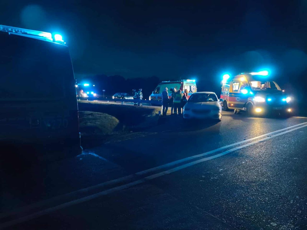 Kolizja na DK62 w miejscowości Cieśle