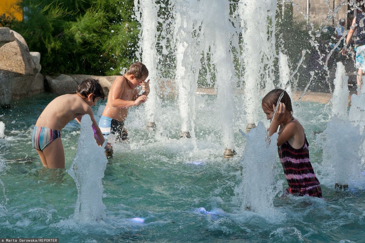 Za kąpiel dziecka w fontannie można zapłacić 500 zł mandatu