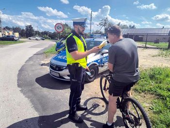 Rowerzysta płaci 2500 zł. Policja się nie patyczkuje