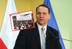 Manifestacja PiS. Sikorski kpi. "Idzie odsiecz"