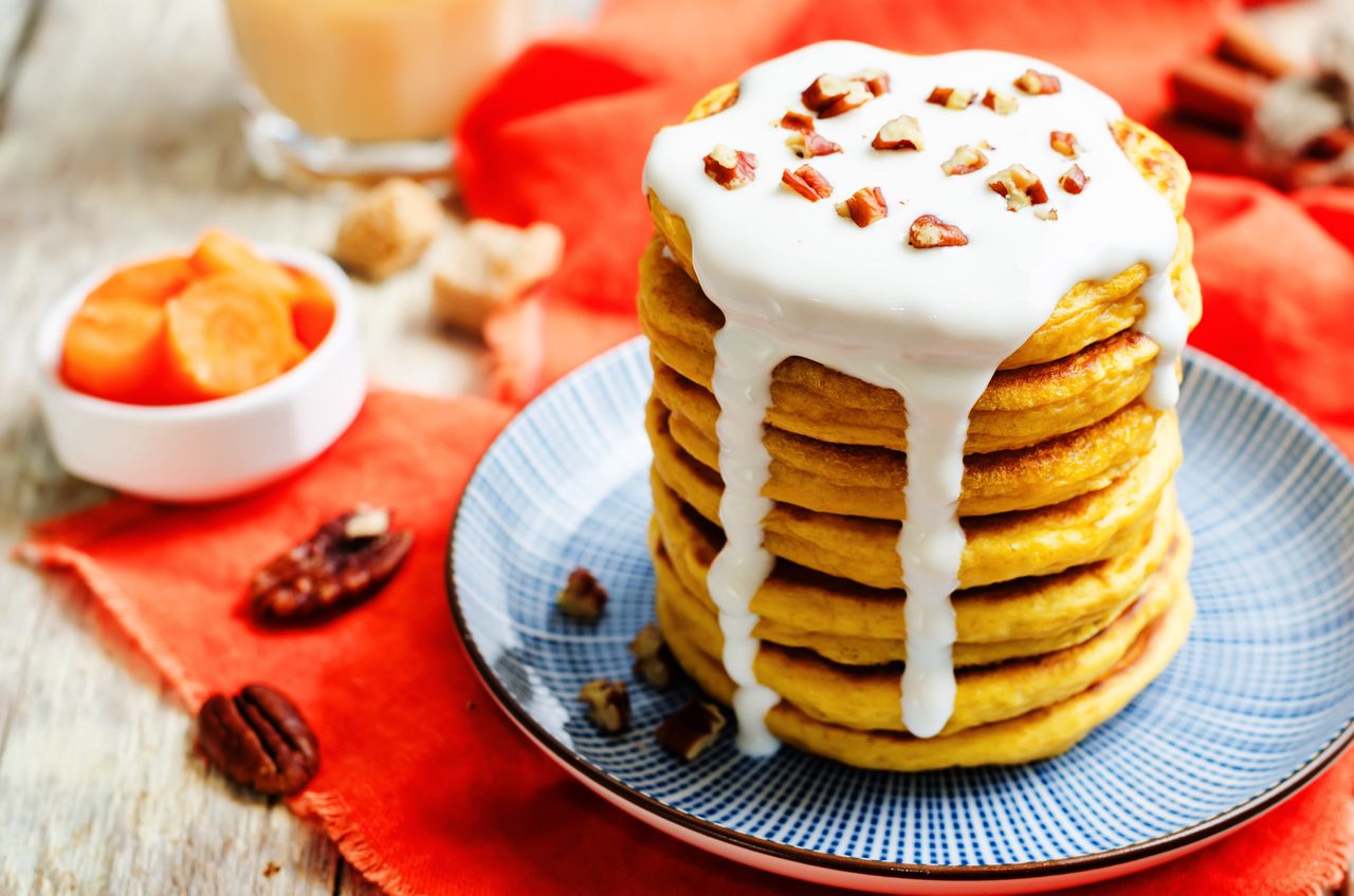 Carrot pancakes