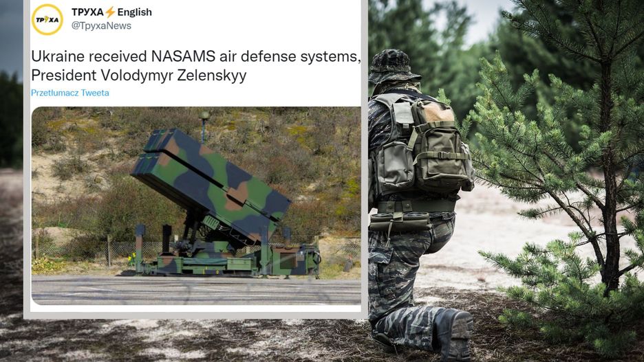 Ukraina otrzymała systemy obrony  NASAMS.