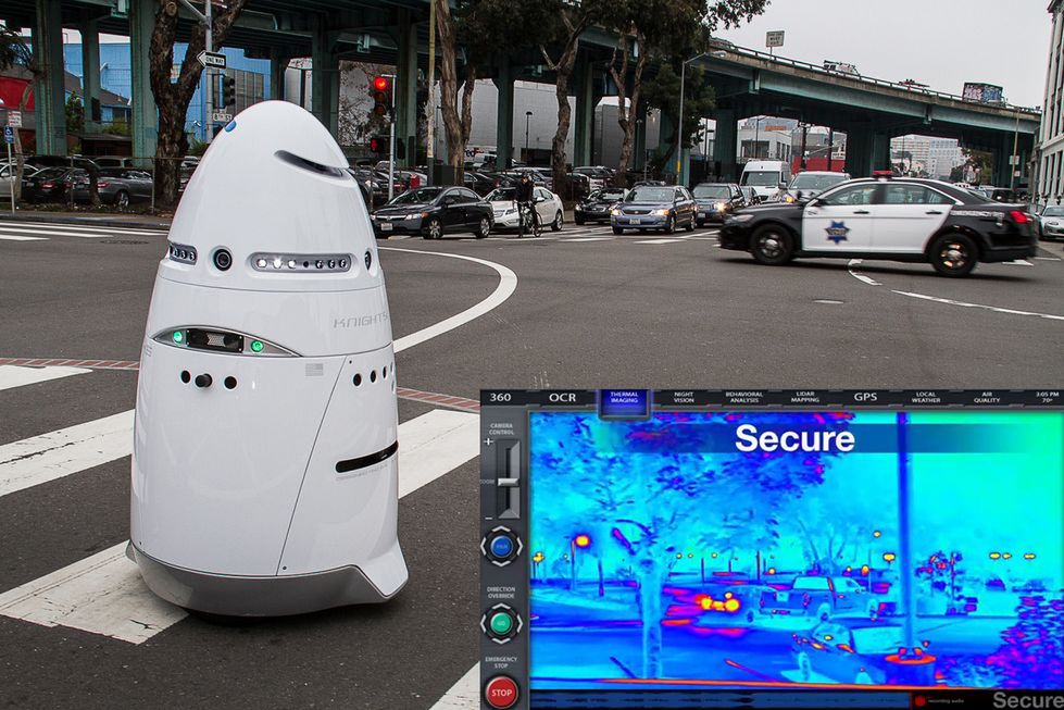 R2-D2 spotyka Ropocopa. Ten robot sprawia, że zawód ochroniarza odchodzi do lamusa