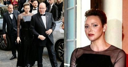 Księżna Charlene u boku księcia Alberta zadaje szyku w cekinowej kreacji. Zjawiskowa? (ZDJĘCIA)