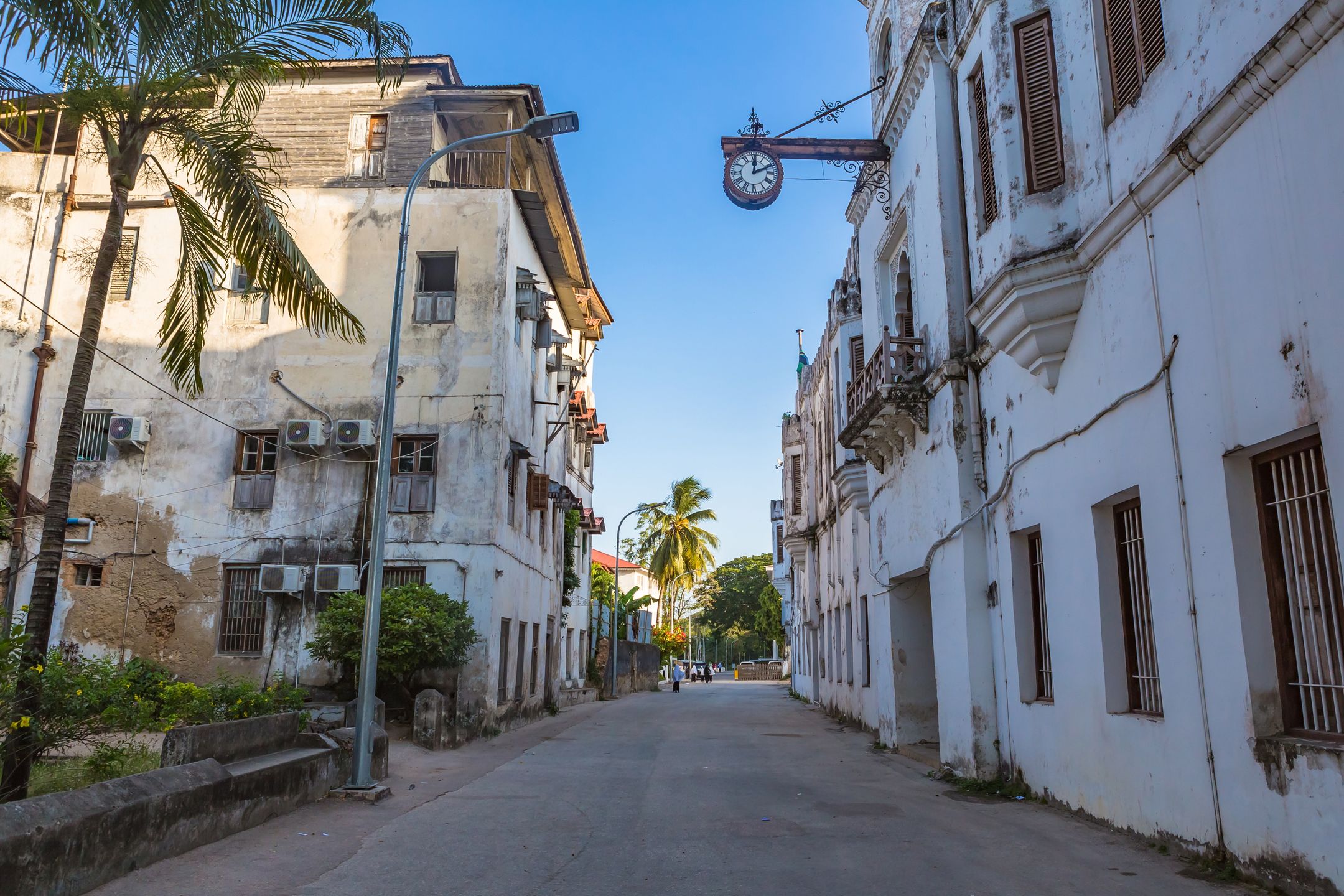 Dzielnica stolicy Zanzibaru z budowlami z XIX wieku