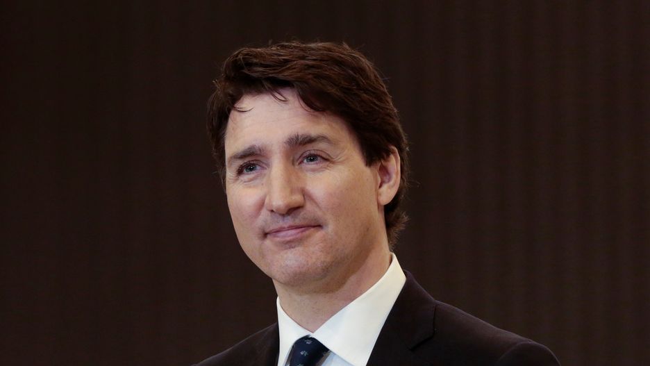 Canada’s Prime Minister Justin Trudeau speaks at the Stellantis Research and Development Centre in Windsor, Ontario, Canada May 2, 2022.