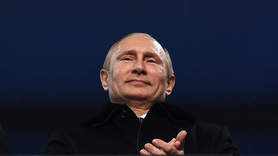 2014 Winter Olympic Games - Opening Ceremony
SOCHI, RUSSIA - FEBRUARY 07: Russian President Vladimir Putin (R) enjoys the atmosphere during the Opening Ceremony of the Sochi 2014 Winter Olympics at Fisht Olympic Stadium on February 7, 2014 in Sochi, Russia.  (Photo by Pascal Le Segretain/Getty Images)
Pascal Le Segretain
2014 Winter Olympics - Sochi, Sochi 2014