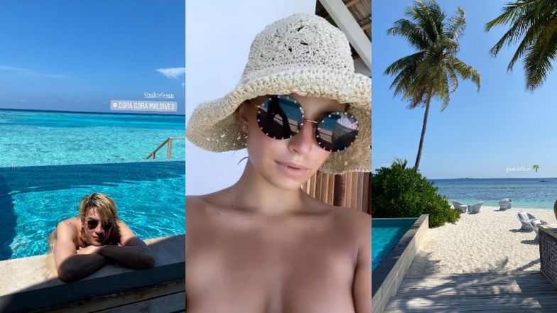 Julia Wieniawa pozuje w błyszczącym bikini, relacjonując wakacje na Malediwach w pięciogwiazdkowym i BARDZO drogim hotelu... (ZDJĘCIA)