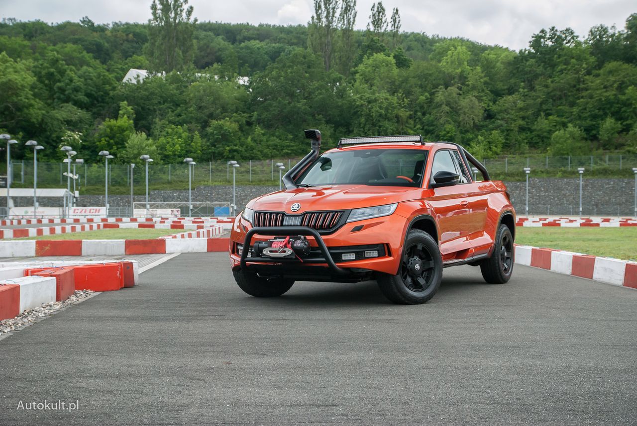 Jedyny taki pick-up na świecie. Škoda Mountiaq to dzieło studentów, które pozostanie unikatem