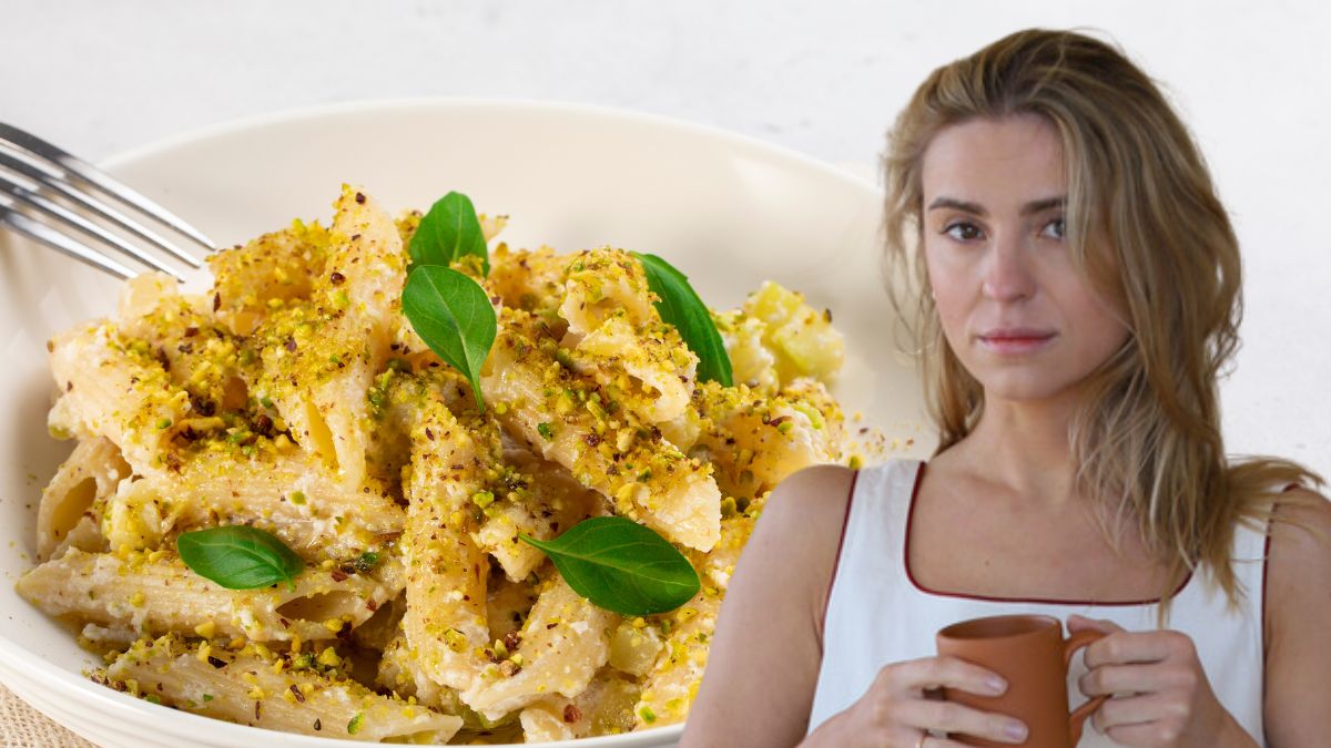 Makaron z pesto pistacjowym - Pyszności