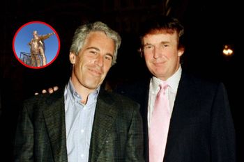 Powstał pomnik Trumpa i Epsteina. To nie fotomontaż