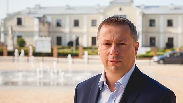 Leszek Włodarski, burmistrz Łęcznej