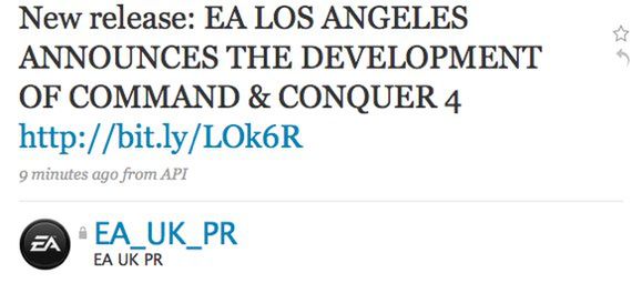 Electronic Arts już prawie zapowiedziało Command and Conquer 4