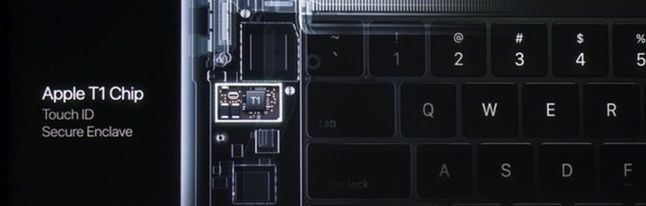 Apple T1: serce Apple Watcha wciśnięte w Maka