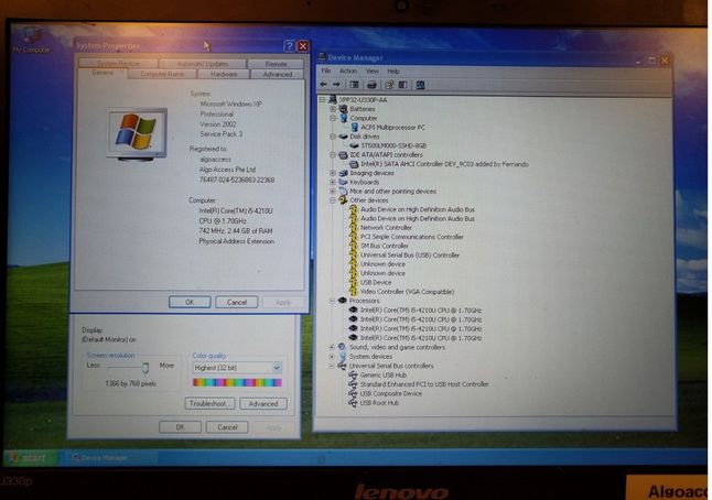Windows XP na Haswellu (źródło: yeokhengmeng.com)
