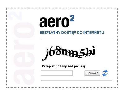 Tak mają teraz wyglądać testy CAPTCHA w Aero2
