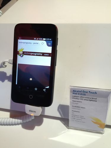 Najtańszy telefon z Firefox OS-em (Alcatel One Touch Pixi 3)…