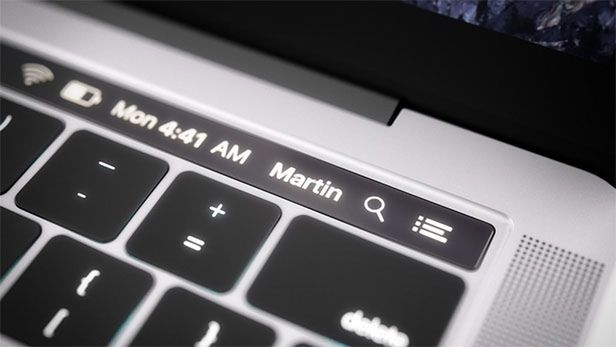 Panel dotykowy MacBooka Pro ma nie tylo wyświetlać statyczne przyciski funkcyjne, ale stanoić także menu kontekstowe, dopasowane do aktualnie działających apikacji.