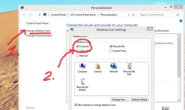 Windows 8 - skrót do Mój Komputer
