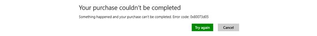 Przyjazny komunikat o błędzie powstrzymał przed zakupem w maszynie wirtualnej z Windows 10