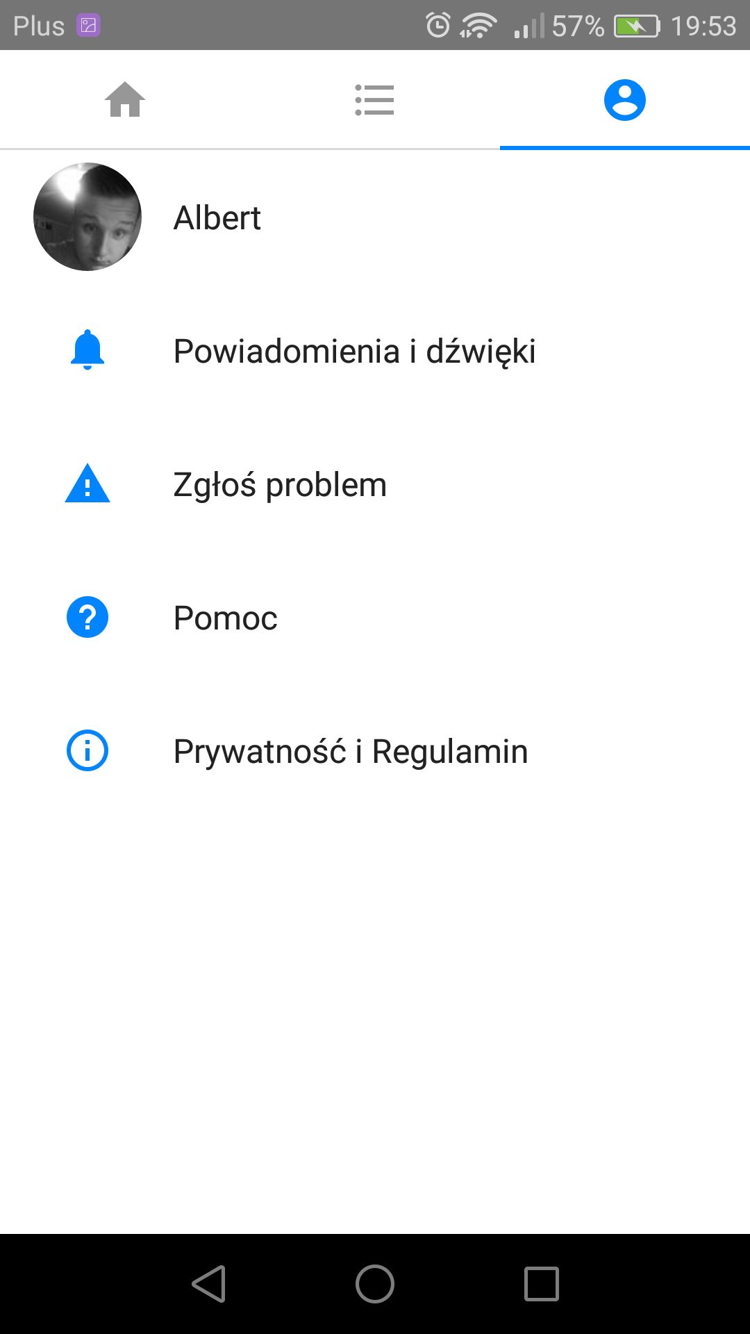 Aplikacja jest dostępna w j. polskim