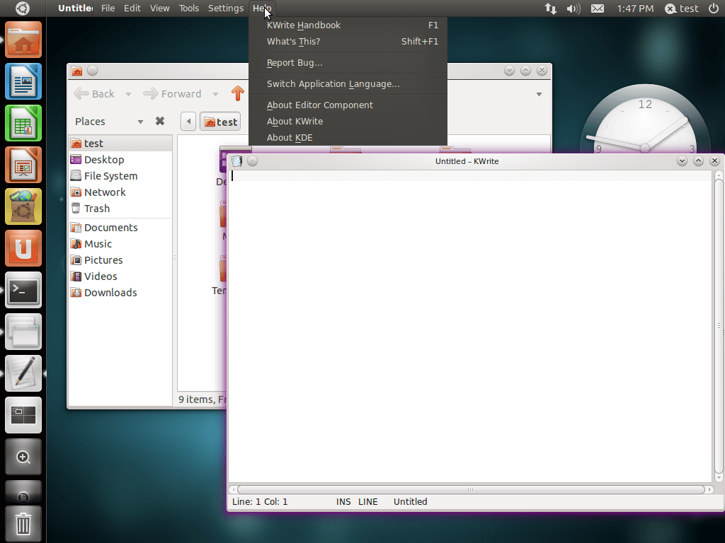 Unity 2D pracujące z menedżerem okien KDE - ono nie było wtyczką do Compiza