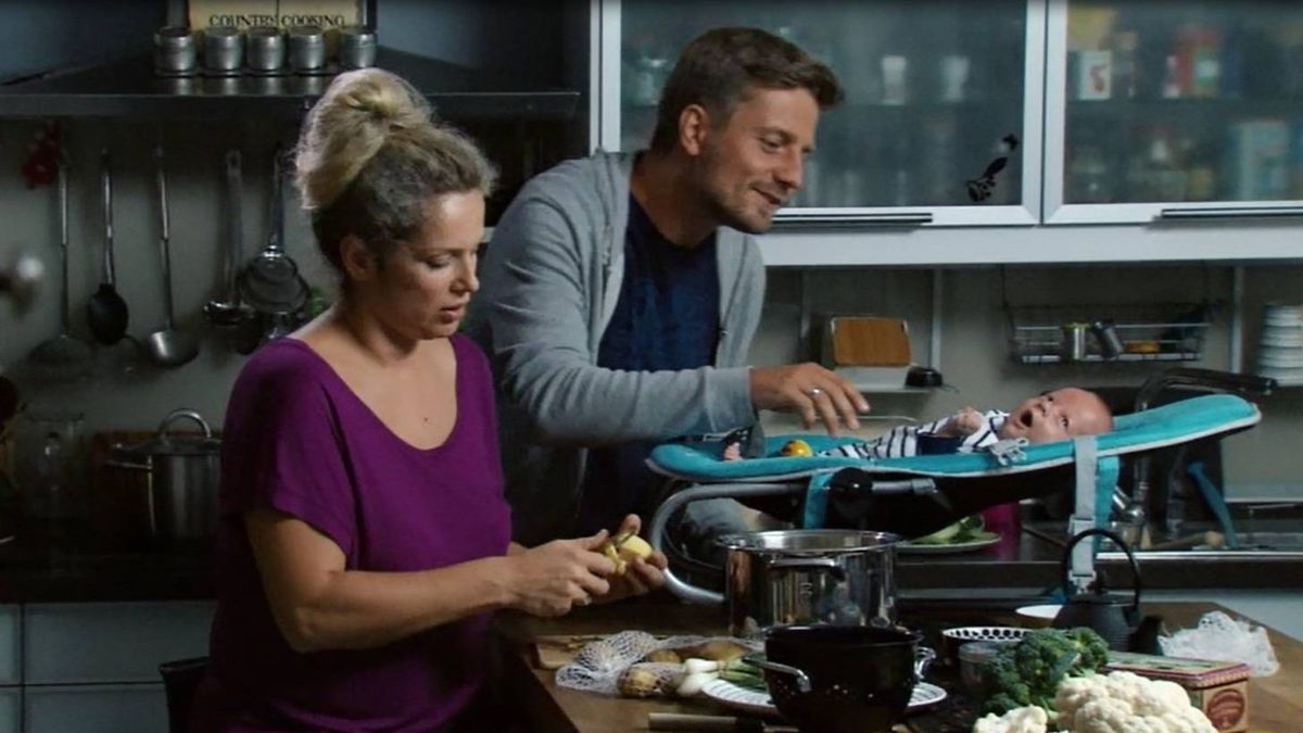 Przyjaciółki odcinek 70, Patrycja (Joanna Liszowska), Michał (Marcin Rogacewicz) fot: materiały prasowe Polsat