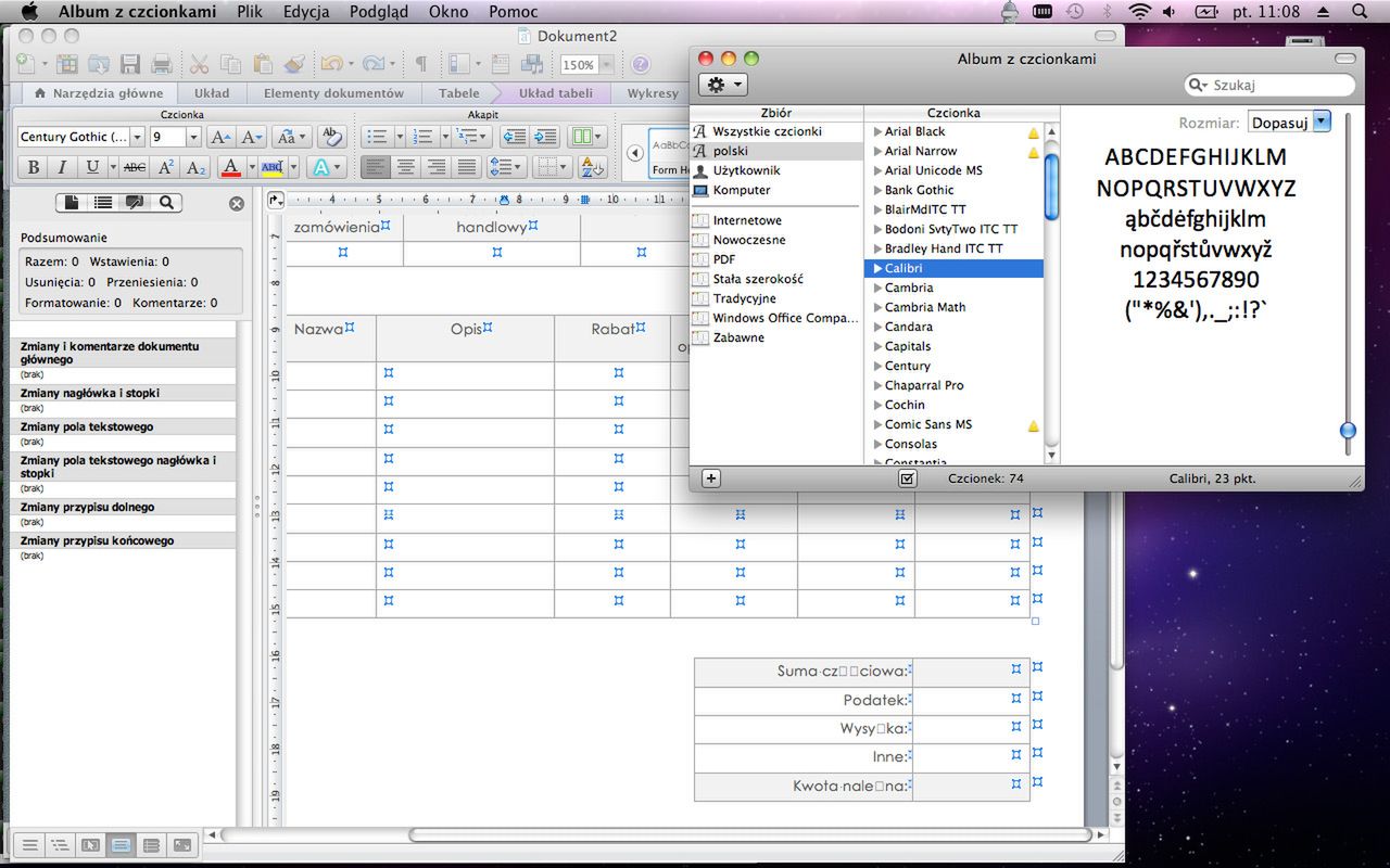 Gdy widzimy prostokąty z pomocą przychodzi Album z czcionkami