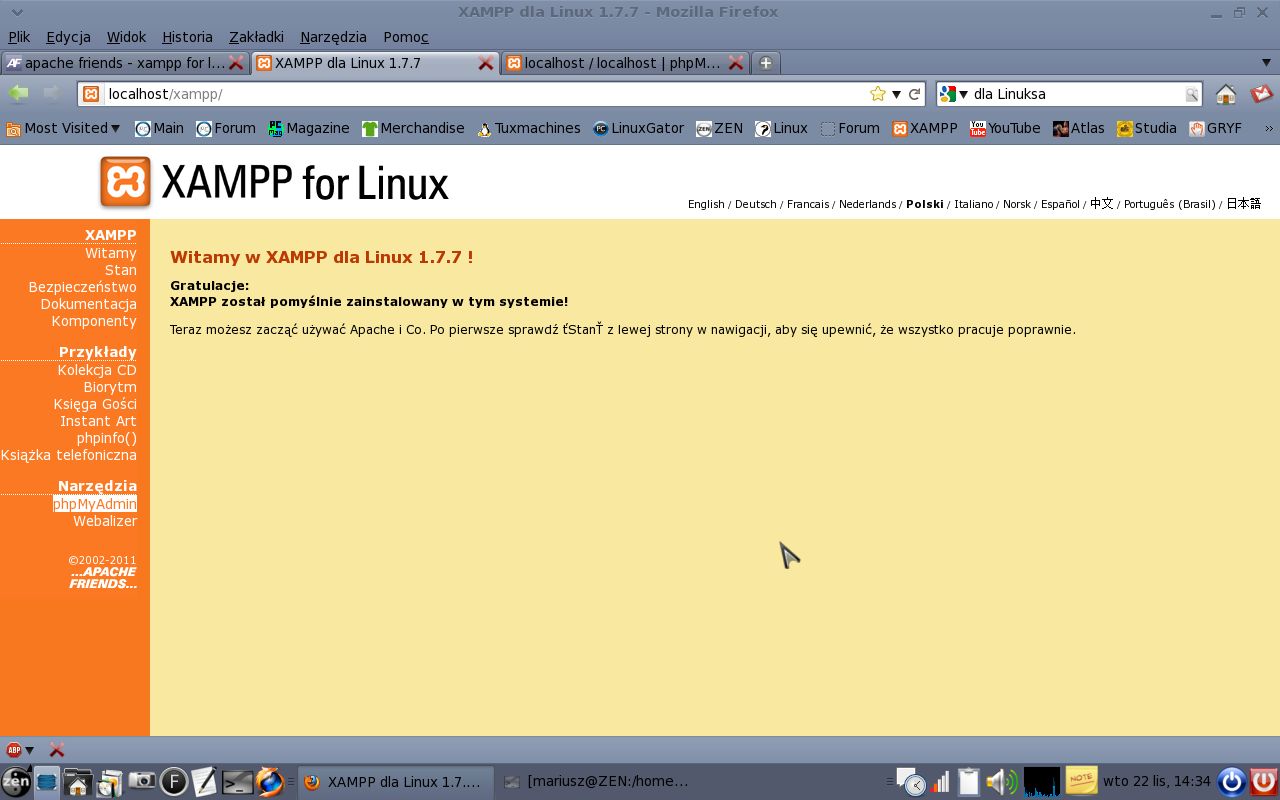 XAMPP for Linux