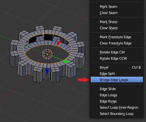 Bridge Edge Loops