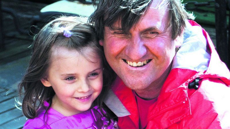 Teraz Marek Kamiński będzie podróżował z rodziną. Na zdjęciu z córką Polą