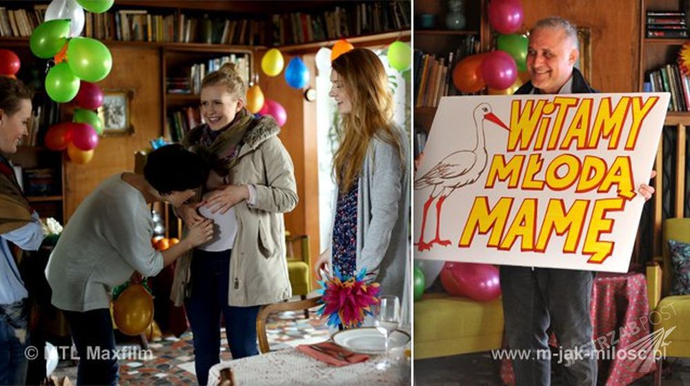 Natalia Mostowiak (Marcjanna Lelek),  Ula Mostowiak (Iga Krefft), Kinga Zduńska (Katarzyna Cichopek), Rafał (Przemysław Bluszcz)
Fotografia: mjakmilosc.tvp.pl