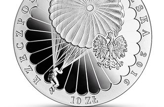 Moneta kolekcjonerska NBP poświęcona cichociemnym