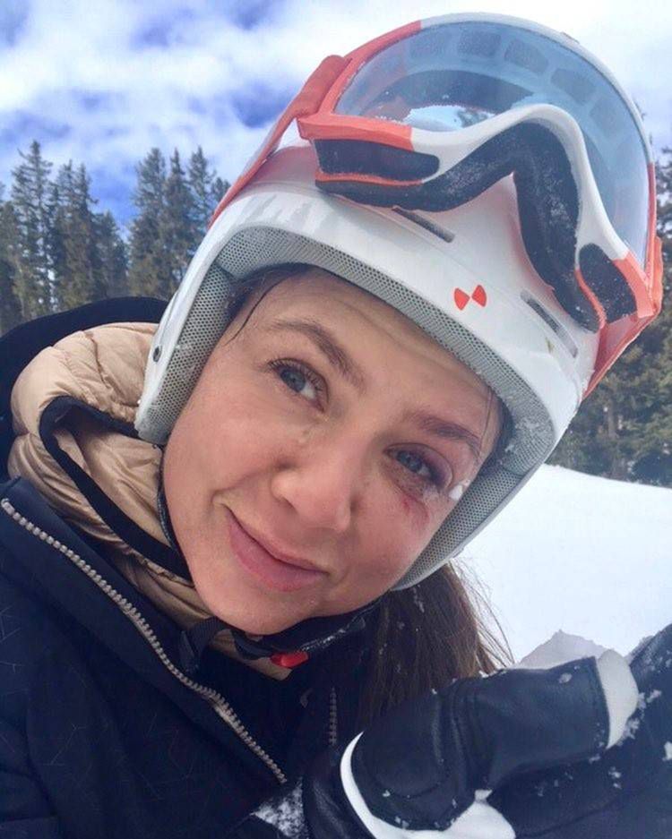 Kinga Rusin po wypadku na nartach