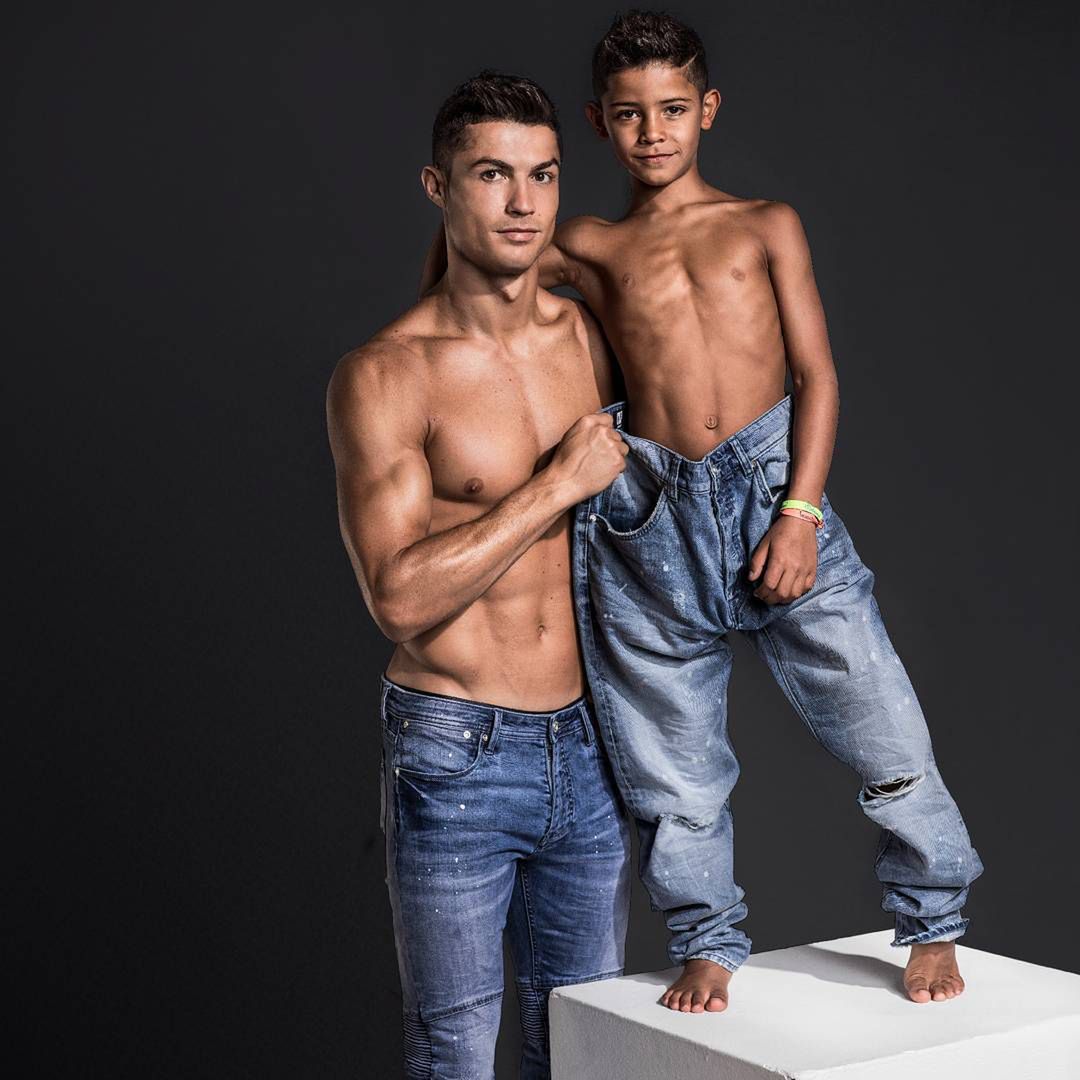 Cristiano Ronaldo z synem