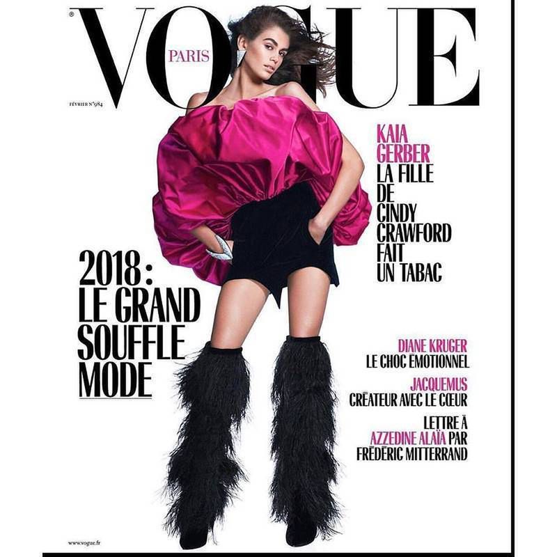 Kaia Gerber, Vouge luty 2018