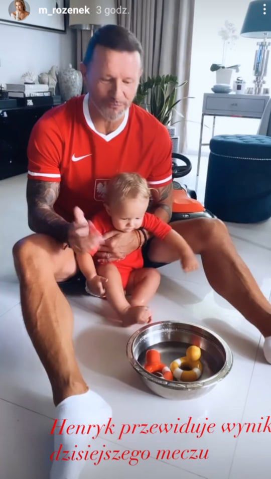 Małgorzata Rozenek i Radosław Majdan - Euro 2020, Polska - Szwecja