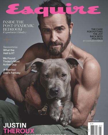 Justin Theroux na okładce magazynu